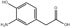 (3-amino-4-hydroxyphenyl)acetic acid 结构式