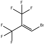 1-BROMO-2-(TRIFLUOROMETHYL)-3,3,3-TRIFLUORO PROP-1-ENE 结构式