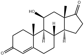 11β-羟基雄甾-4-烯-3,17-二酮 结构式