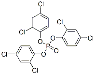 Tris(2,4-dichlorophenyl) phosphate 结构式