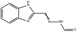 1H-Benzimidazole-2-carboxaldehyde,formylhydrazone(9CI) 结构式