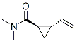 Cyclopropanecarboxamide, 2-ethenyl-N,N-dimethyl-, (1R-trans)- (9CI) 结构式