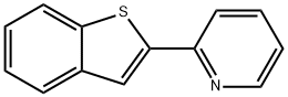 2-(2-吡啶基)苯并噻吩 结构式