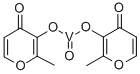 双(麦芽醇)氧钒(IV) 结构式