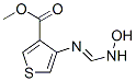 3-Thiophenecarboxylicacid,4-[[(hydroxyamino)methylene]amino]-,methylester(9CI) 结构式