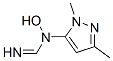 Methanimidamide,  N-(1,3-dimethyl-1H-pyrazol-5-yl)-N-hydroxy-  (9CI) 结构式