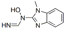 Methanimidamide, N-hydroxy-N-(1-methyl-1H-benzimidazol-2-yl)- (9CI) 结构式