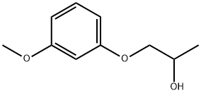 1-(3-甲氧苯氧基)-2-丙醇 结构式