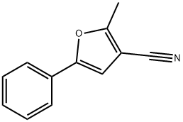 2-甲基-5-苯基-2-呋喃腈 结构式