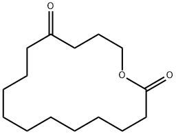 环氧十五烷-2,13-二酮 结构式
