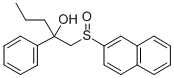 Benzyl alcohol, alpha-((2-naphthylsulfinyl)methyl)-alpha-propyl- 结构式