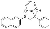 alpha-((2-Naphthylsulfinyl)methyl)benzhydrol 结构式