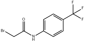 2-溴-4-(三氟甲基)乙酰苯胺 结构式