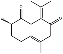 去氢莪术二酮 结构式