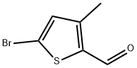 3-甲基-5-溴噻吩-2-甲醛 结构式