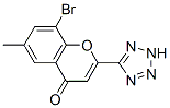 8-bromo-6-methyl-2-(2H-tetrazol-5-yl)chromen-4-one 结构式