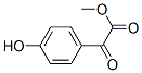 2-(4-羟苯基)-2-氧代乙酸甲酯 结构式
