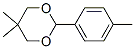 5,5-dimethyl-2-(4-methylphenyl)-1,3-dioxane 结构式