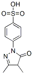 P-(4,5-二氢-3,4-二甲基-5-氧代-1氢-吡唑烷-1-基)苯磺酸 结构式