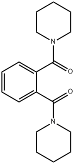 1,1'-(1,2-Phenylenedicarbonyl)bispiperidine 结构式