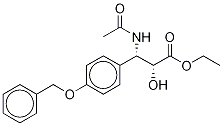 (αR,βS)-β-(AcetylaMino)-α-hydroxy-4-(phenylMethoxy)-benzenepropanoic Acid Ethyl Ester 结构式