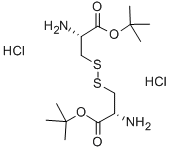 L-胱氨酸双(叔丁酯)二盐酸盐 结构式