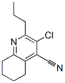 4-Quinolinecarbonitrile,  3-chloro-5,6,7,8-tetrahydro-2-propyl- 结构式