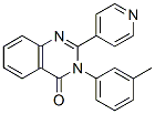 3-(3-Methylphenyl)-2-(4-pyridyl)quinazolin-4(3H)-one 结构式