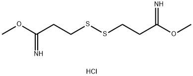 3,3ˊ-二硫代双丙亚氨酸二甲酯二盐酸盐 结构式