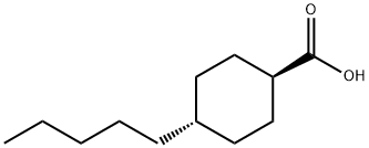 反式-4-戊基环己烷甲酸 结构式