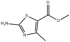 2-氨基-4-甲基噻唑-5-甲酸甲酯 结构式