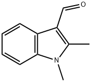 1,2-二甲基-1H-吲哚-3-甲醛 结构式