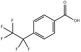 4-(pentafluoroethyl)benzoic acid 结构式