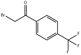 2-溴-4'-(三氟甲基)苯乙酮 结构式