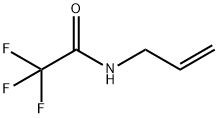 N-烯丙基-2,2,2-三氟乙酰胺 结构式