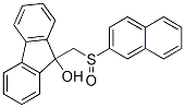 9-(naphthalen-2-ylsulfinylmethyl)fluoren-9-ol 结构式
