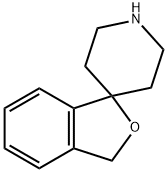 3H-螺[2-苯并呋喃-1,4'-哌啶] 结构式