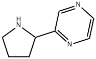 2-(2-吡咯烷基)吡嗪 结构式