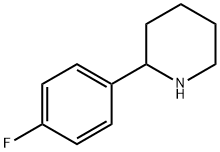 2-(4-FLUOROPHENYL)PIPERIDINE 结构式