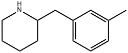 2-(3-甲基苄基)哌啶 结构式