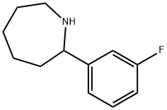 2-(3-氟苯基)氮杂环庚烷 结构式