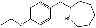 2-[(4-ETHOXYPHENYL)METHYL]HEXAHYDRO-1H-AZEPINE 结构式