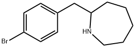 2-[(4-BROMOPHENYL)METHYL]HEXAHYDRO-1H-AZEPINE 结构式