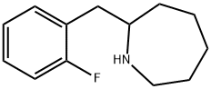 2-[(2-FLUOROPHENYL)METHYL]HEXAHYDRO-1H-AZEPINE 结构式