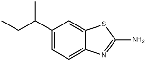 2-Benzothiazolamine,6-(1-methylpropyl)-(9CI) 结构式