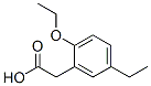 Benzeneacetic acid, 2-ethoxy-5-ethyl- (9CI) 结构式