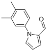 1-(3,4-DIMETHYLPHENYL)-1H-PYRROLE-2-CARBALDEHYDE 结构式