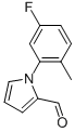 1-(5-FLUORO-2-METHYLPHENYL)-1H-PYRROLE-2-CARBOXALDEHYDE 结构式