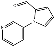 1-吡啶-3-基-1H-吡咯-2-甲醛 结构式