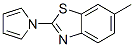 Benzothiazole, 6-methyl-2-(1H-pyrrol-1-yl)- (9CI) 结构式